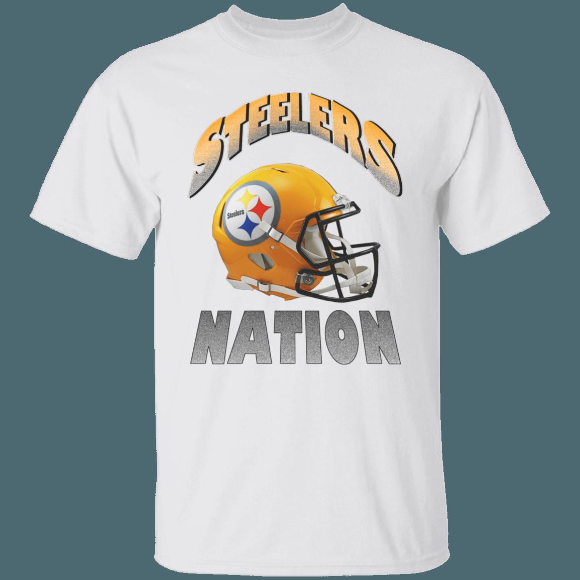 Pittsburgh Steelers STEELER NATION Retro NFL T-Shirt Sweatshirt Hoodie Gifts