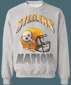 Pittsburgh Steelers STEELER NATION Vintage NFL American Football Lover Sweatshirt Hoodie