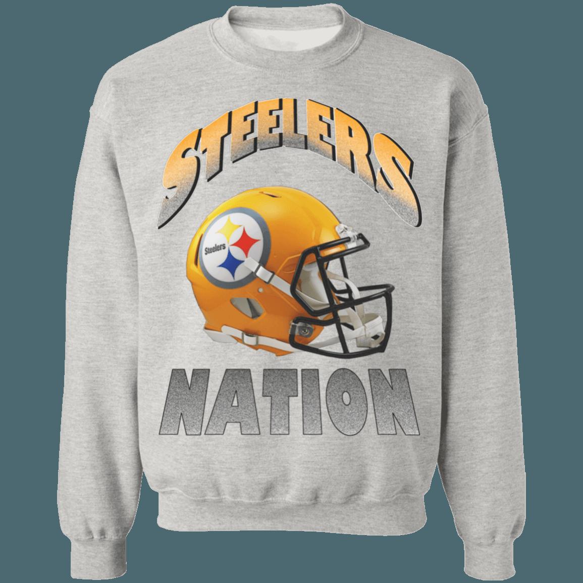 Pittsburgh Steelers STEELER NATION Vintage NFL American Football Lover Sweatshirt Hoodie
