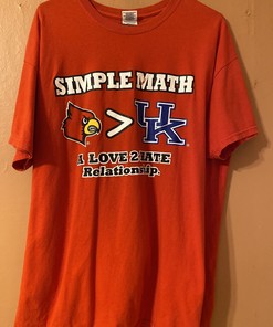 Red Louisville Cardinals T Shirt U Of L Greater Than Uk Wildcats Reprinted, Uofl Sweatshir