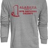 Reserve Collection By Tri-Blend Long Sleeve Shirt Vintage Retro, Alabama Sweatshirt Full Size Gifts For Ncaa Fans