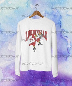 Retro Vintage Louisville Basketball Unisex Blend Crewneck Sweatshirt Shirt Hoodie Full Size