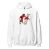 Right in the Kisser Hoodie Sweatshirt Sport Shirt - 1950's Auburn vs. Georgia Rivalry Art