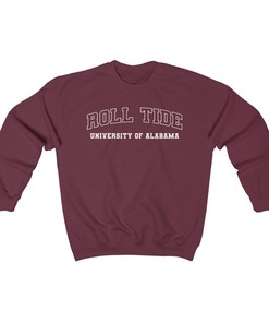Roll Tide Sweatshirt, University Of Alabama Crimson Tide Unisex Crewneck Sweatshirt Hoodie Shirt Gifts For Ncaa Fans