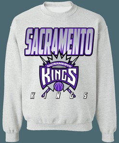 Sacramento Kings Vintage NBA Vintage Sweatshirt Hoodie Shirt For NBA Fans