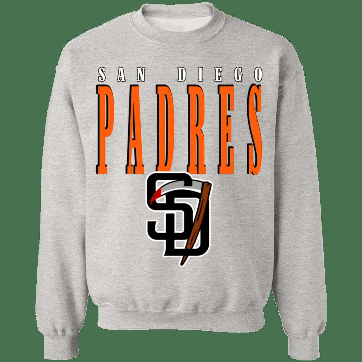 San Diego Padres HALLOWEEN Retro MLB Crewneck Sweatshirt Hoodie Shirt for Baseball Fans - Image 2