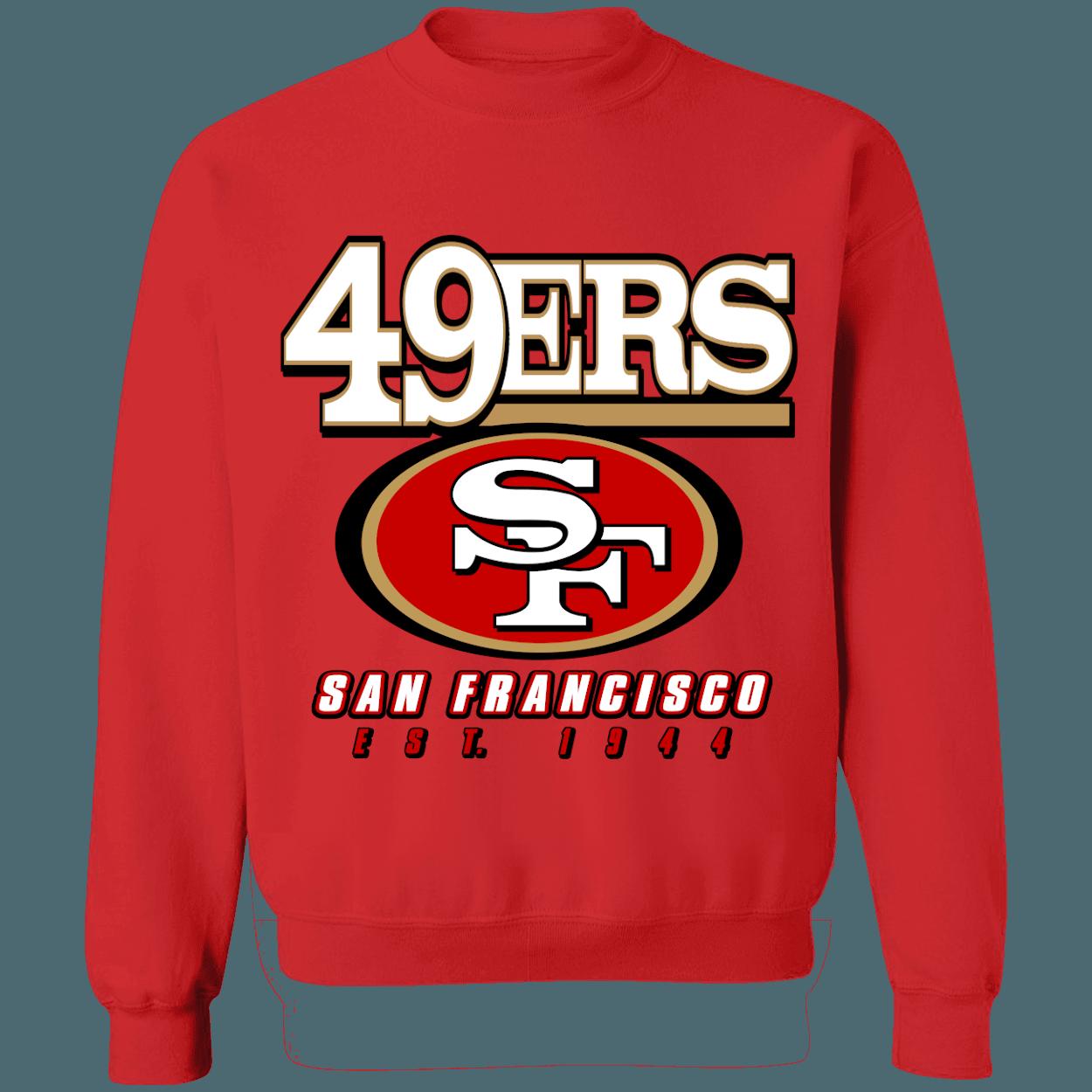 San Francisco 49ers NINERS Retro NFL American Football Lover Sweatshirt Hoodie - Image 3