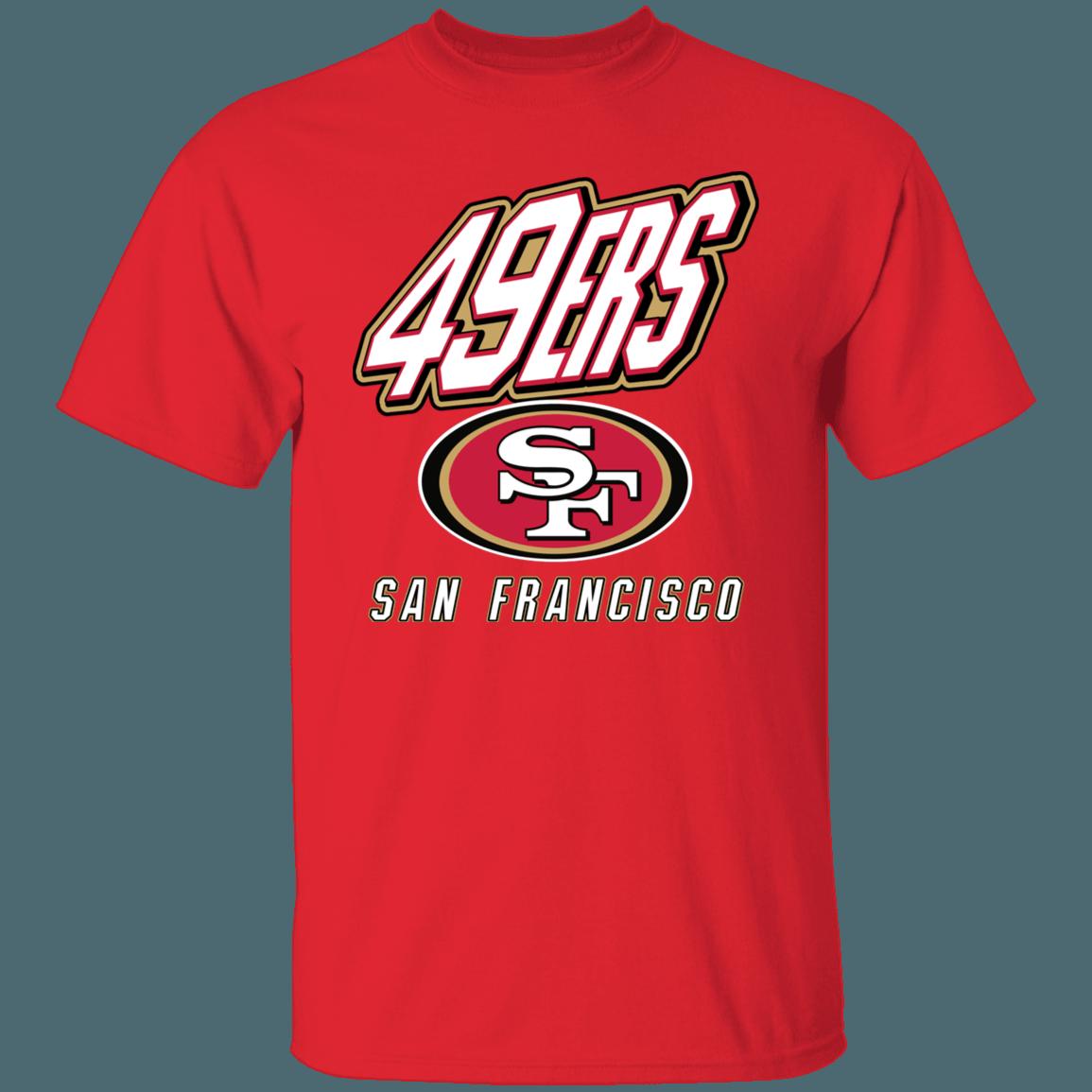 San Francisco 49ers Retro 90's NFL T-Shirt Sweatshirt Hoodie