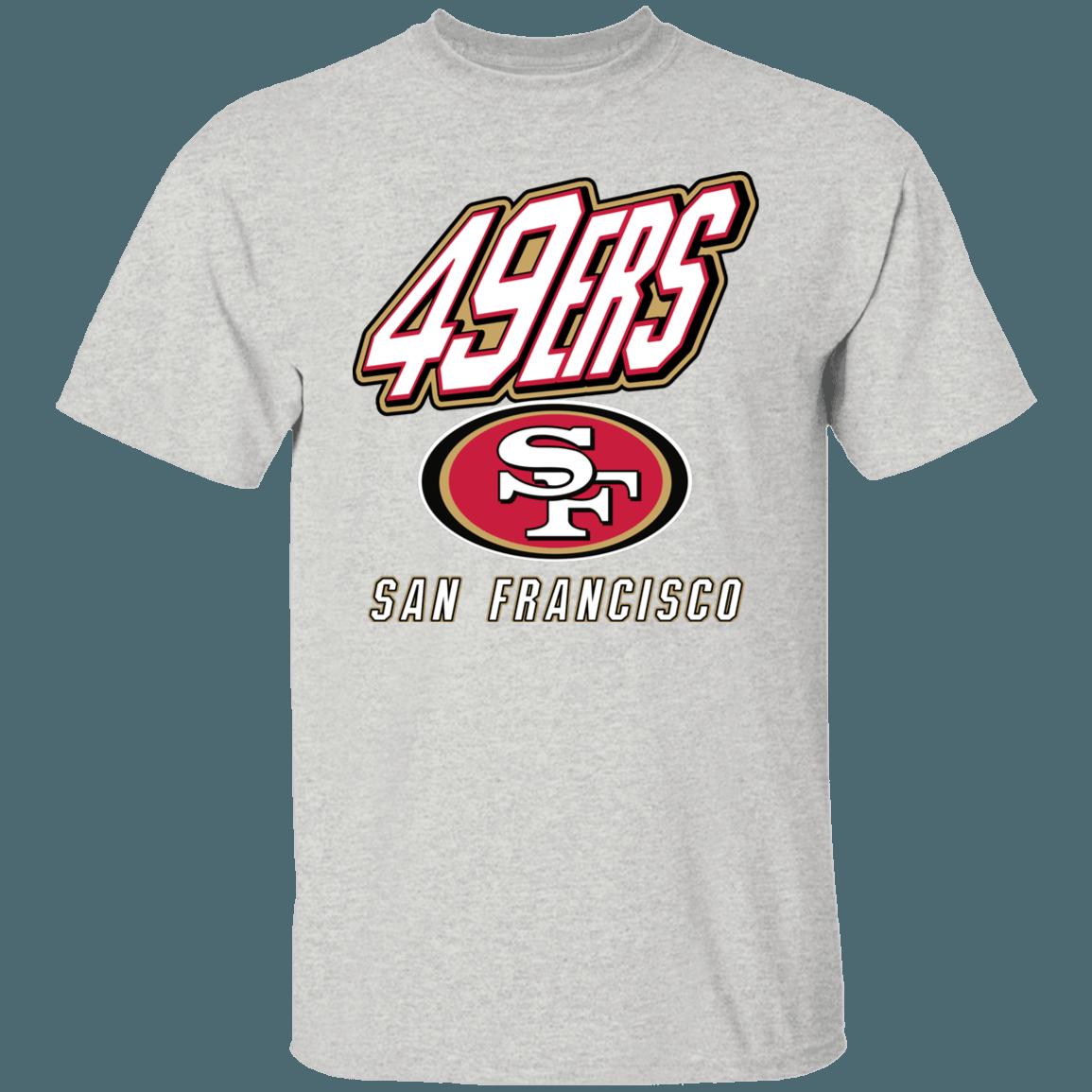 San Francisco 49ers Retro 90's NFL T-Shirt Sweatshirt Hoodie - Image 4