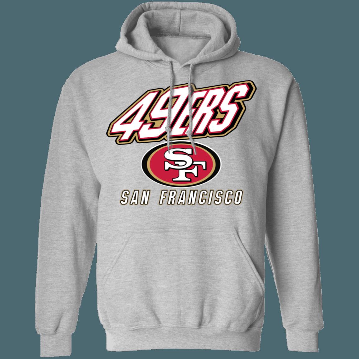 San Francisco 49ers Retro NFL Hoodie Sweatshirt Sport Shirt - Image 2