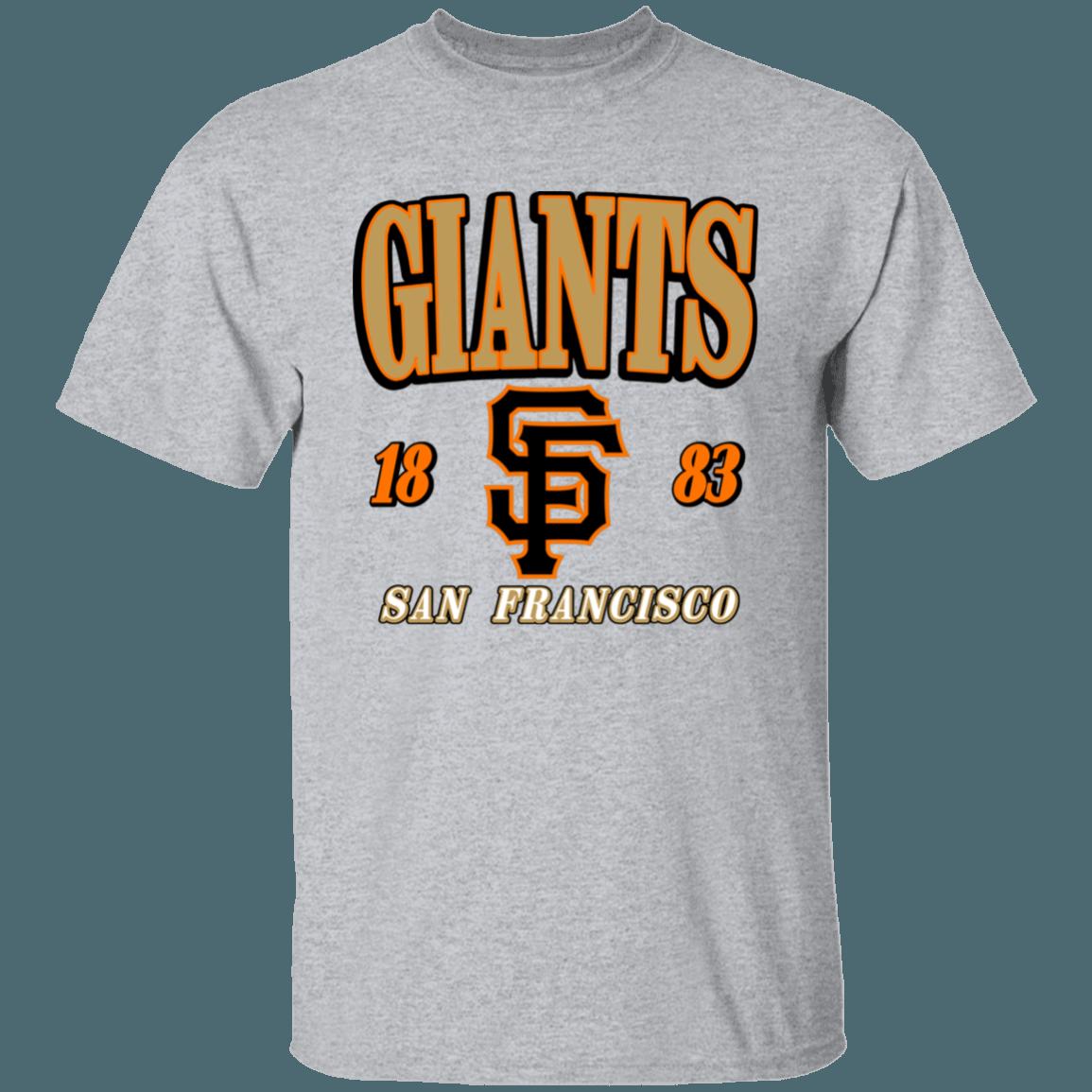San Francisco Giants 1883 Vintage MLB T-Shirt Sweatshirt Hoodie Gifts for Baseball Fans
