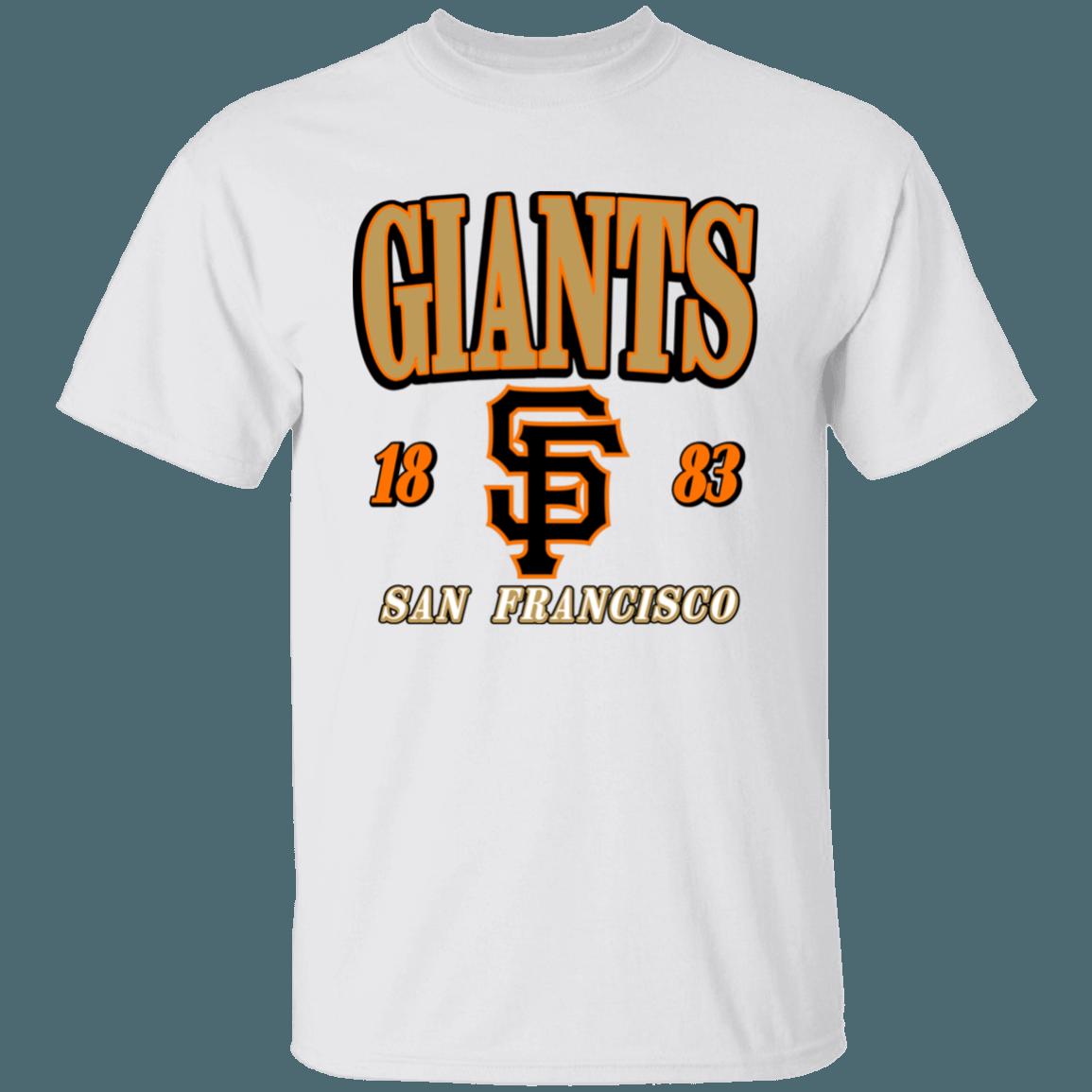 San Francisco Giants 1883 Vintage MLB T-Shirt Sweatshirt Hoodie Gifts for Baseball Fans - Image 2