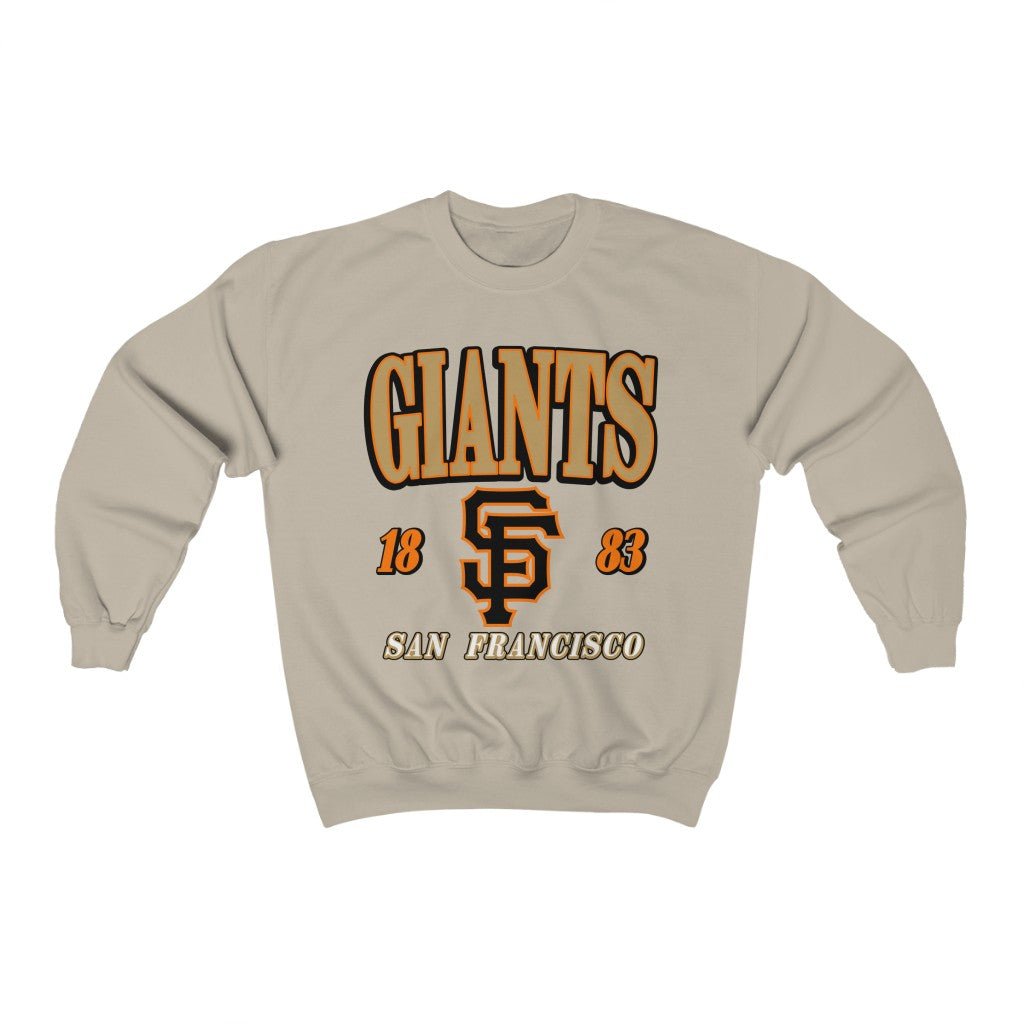 San Francisco Giants Vintage 90's Crewneck Sweatshirt Hoodie Shirt for MLB Fans