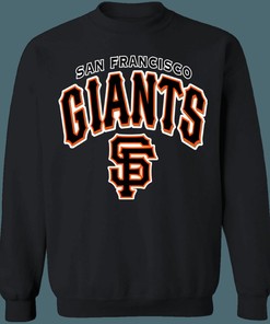 San Francisco Giants Vintage MLB Crewneck Sweatshirt Hoodie Shirt for MLB Fans