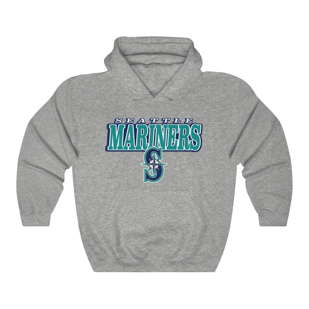Seattle Mariners Vintage 90's MLB Hoodie Sweatshirt Sport Shirt