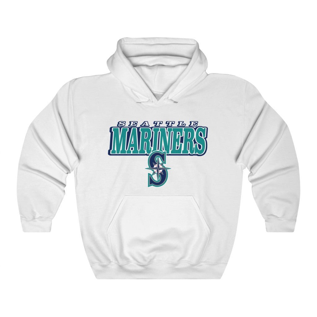 Seattle Mariners Vintage 90's MLB Hoodie Sweatshirt Sport Shirt - Image 2