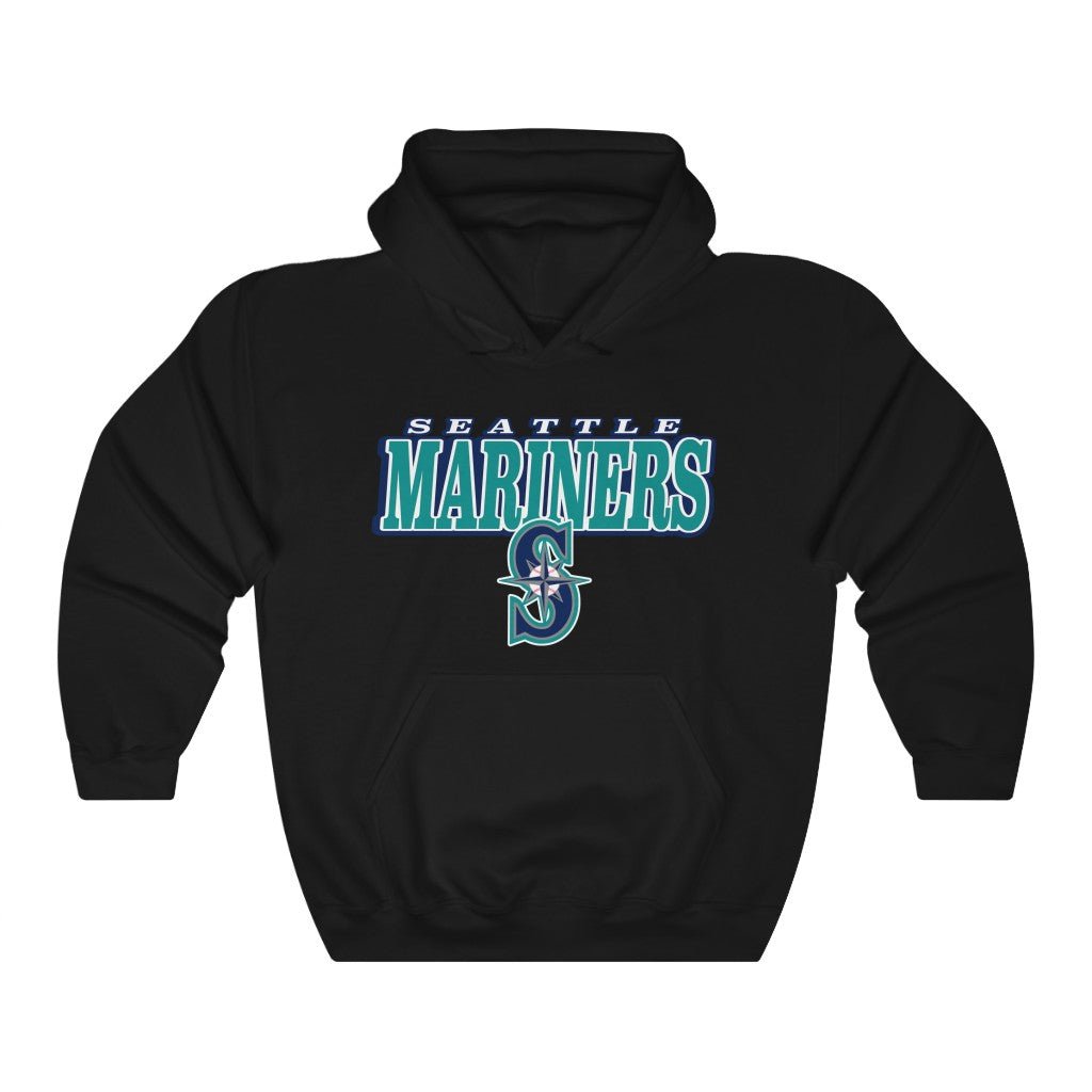 Seattle Mariners Vintage 90's MLB Hoodie Sweatshirt Sport Shirt - Image 3