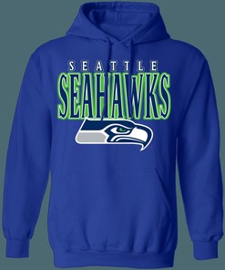 Seattle Seahawks Vintage NFL Hoodie Sweatshirt Sport Shirt