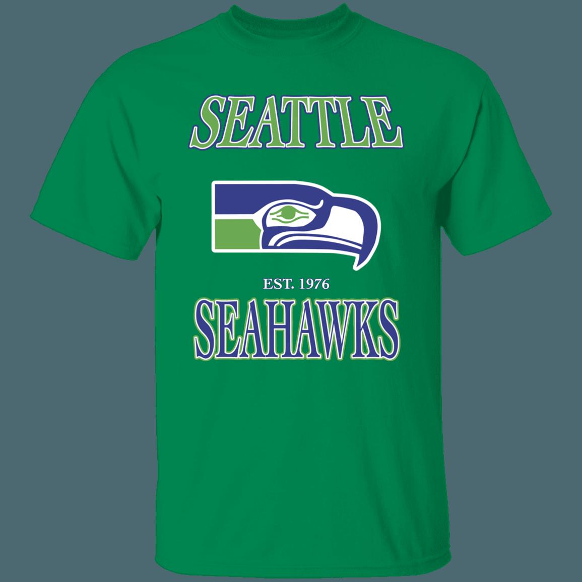 Seattle Seahawks Vintage NFL Sweatshirt Hoodie Gifts for Fans - Image 2