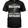 Snowboarding Shirt - I'M A Simple Grandpa I Love My Grandkids And Snowboarding, Unisex T-Shirt Sweater Hoodie