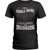 Snowboarding Shirt - I'M A Simple Nana I Love My Grandkids And Snowboarding, Unisex T-Shirt Sweater Hoodie