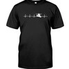 Snowboarding Shirt - Snowboarding Heartbeat, Vintage Snowboarding Gifts For Fans