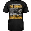 Snowboarding shirt - god grant me the serenity just go snowboarding, Sport Shirt, vintage shirts, Snowboarding slogans