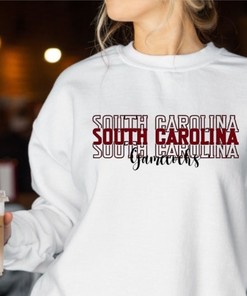 South Carolina Stacked Sweater Hoodie Shirt, Gamecocks Football, South Carolina Sweater, College Tailgate