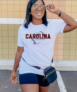 South Carolina State Of Mind Football Shirt, Football Shirt, South Carolinat-Shirt, State Tee, Hoodie, College Tailgate