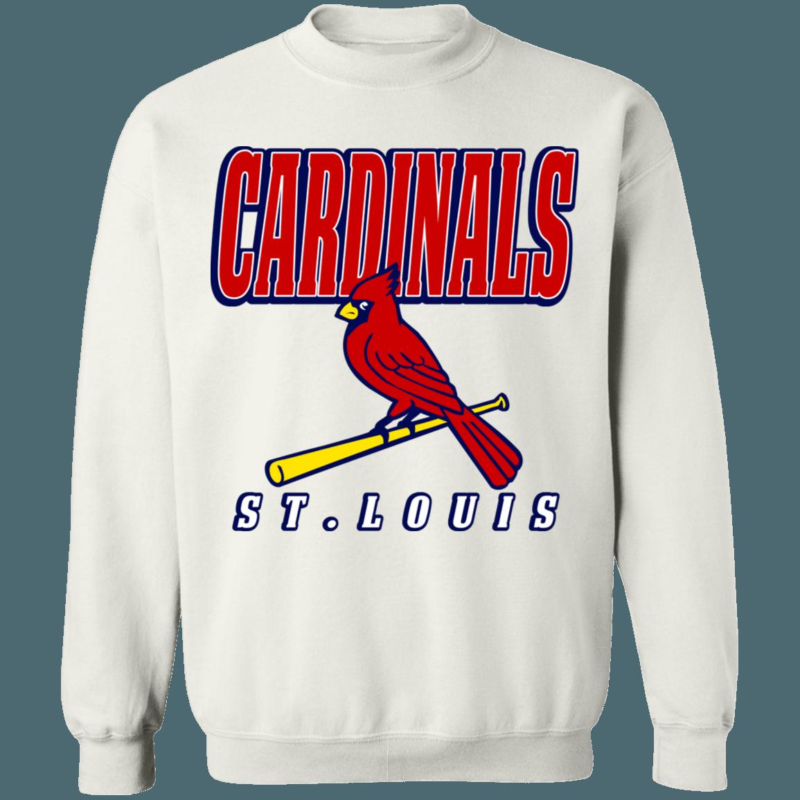 St.Louis Cardinals Vintage MLB Crewneck Sweatshirt Hoodie Shirt for Baseball Fans