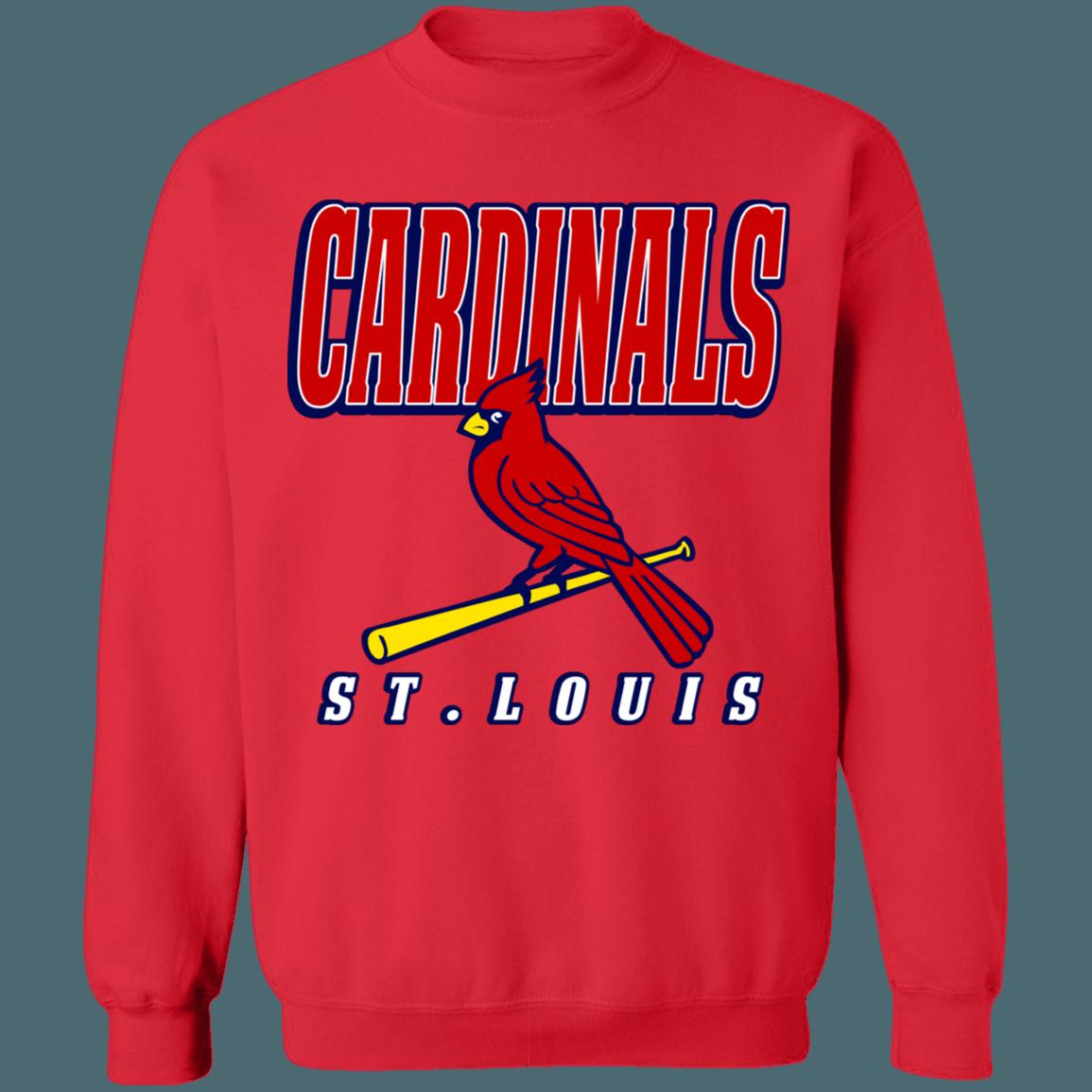 St.Louis Cardinals Vintage MLB Crewneck Sweatshirt Hoodie Shirt for Baseball Fans - Image 2
