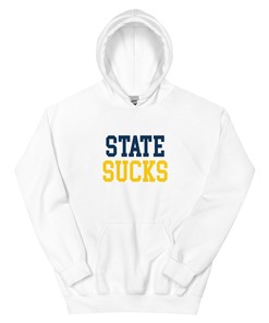 State Sucks Michigan Rivalry Hoodie Sweatshirt Sport Shirt