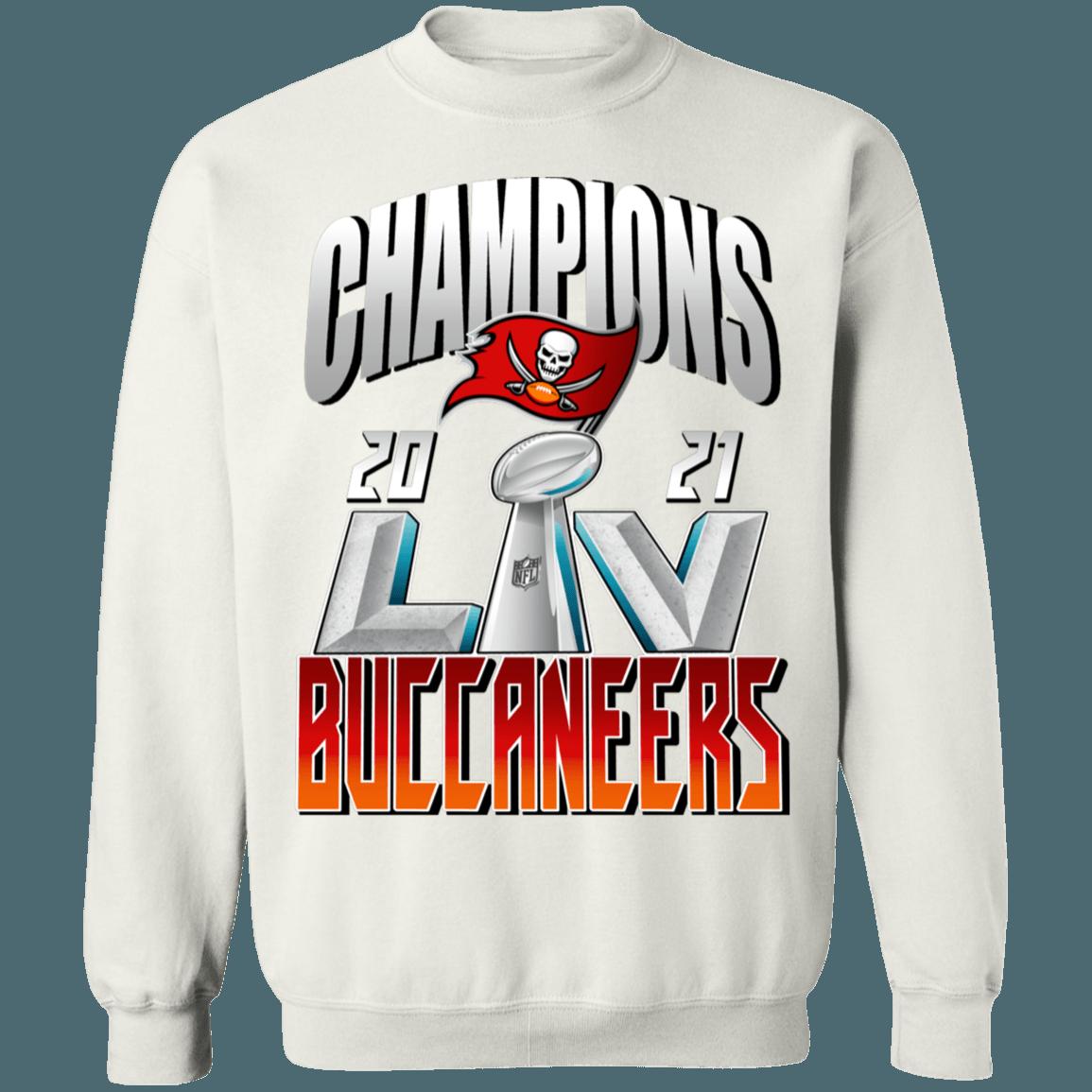Tampa Bay Buccaneers 2021 Super Bowl Champions NFL American Football Lover Sweatshirt Hoodie - Image 3