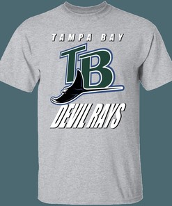 Tampa Bay Devil Rays Retro MLB T-Shirt Sweatshirt Hoodie Gifts for Baseball Fans