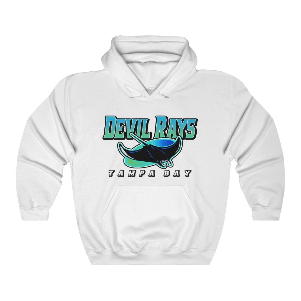 Tampa Bay Devil Rays Vintage 90's MLB Hoodie Sweatshirt Sport Shirt - Image 2