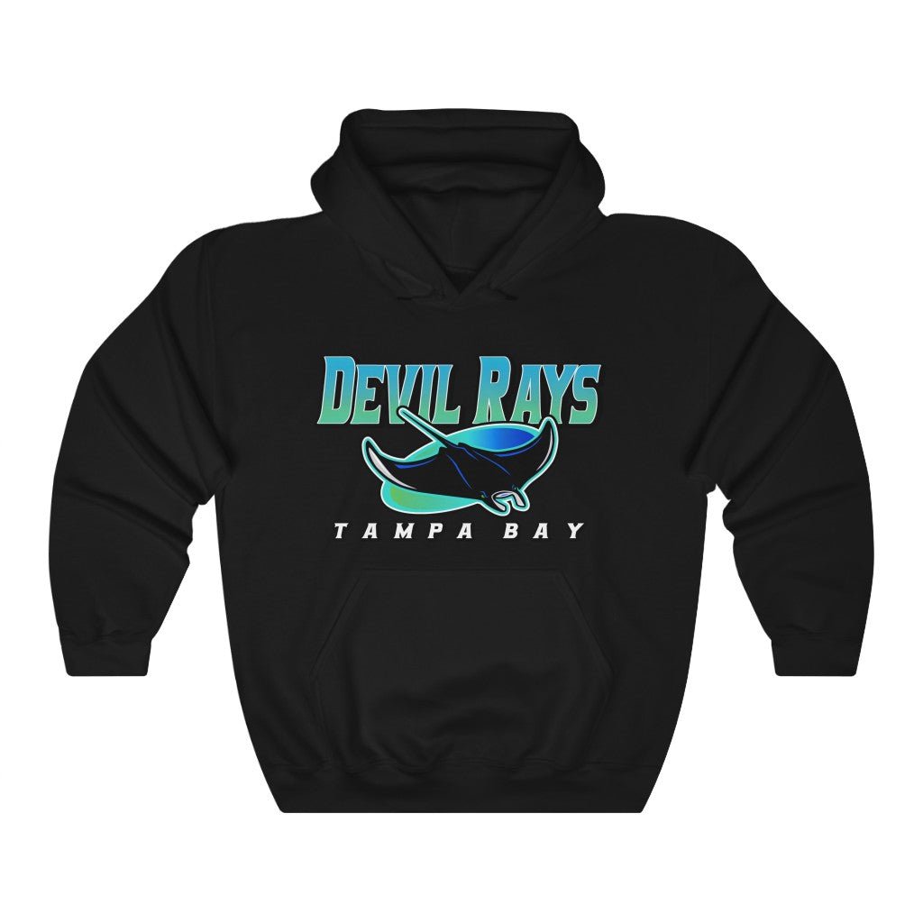 Tampa Bay Devil Rays Vintage 90's MLB Hoodie Sweatshirt Sport Shirt - Image 3
