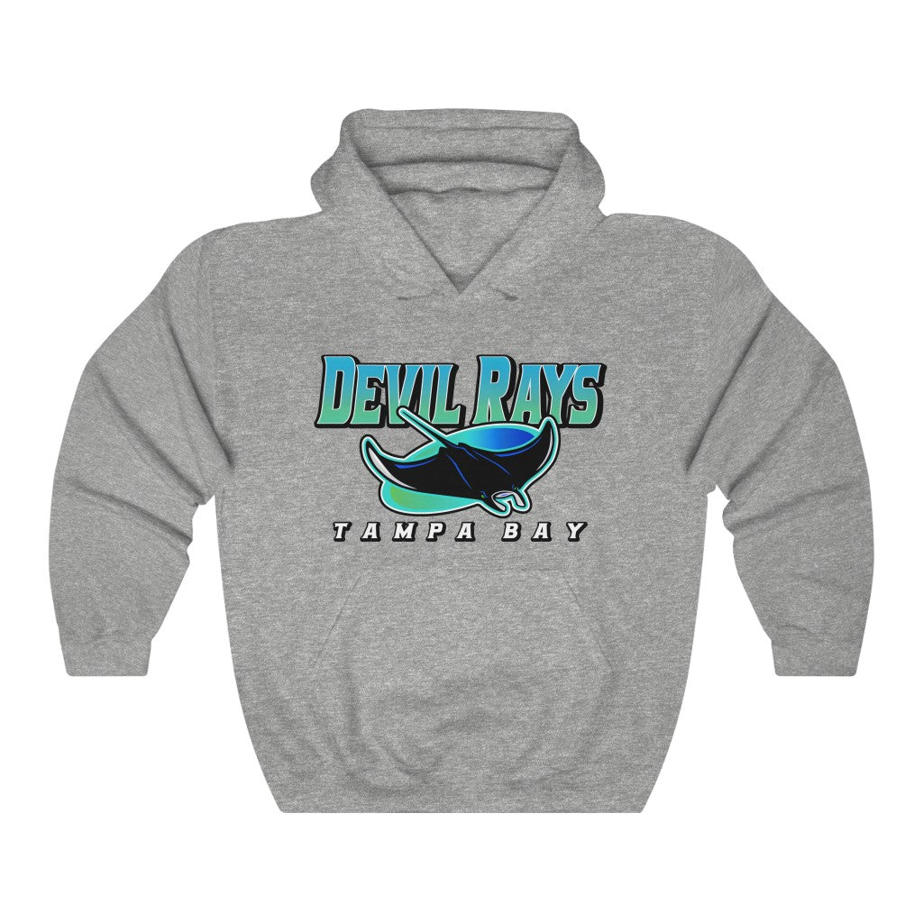Tampa Bay Devil Rays Vintage 90's MLB Hoodie Sweatshirt Sport Shirt - Image 4