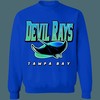 Tampa Bay Devil Rays Vintage MLB Crewneck Sweatshirt Hoodie Shirt for Baseball Fans