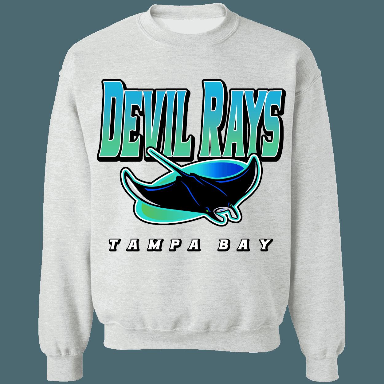 Tampa Bay Devil Rays Vintage MLB Crewneck Sweatshirt Hoodie Shirt for Baseball Fans - Image 2