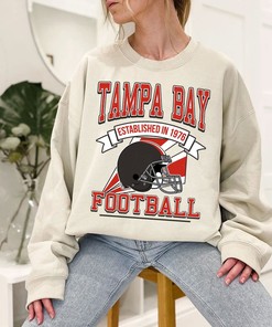 Tampa Bay Football Team Sweatshirt, Retro Tampa Bay Football Shirt for NFL Fans
