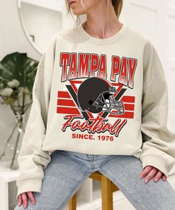 Tampa Bay Football Team Sweatshirt, Vintage Tampa Bay Football Shirt for NFL Fans
