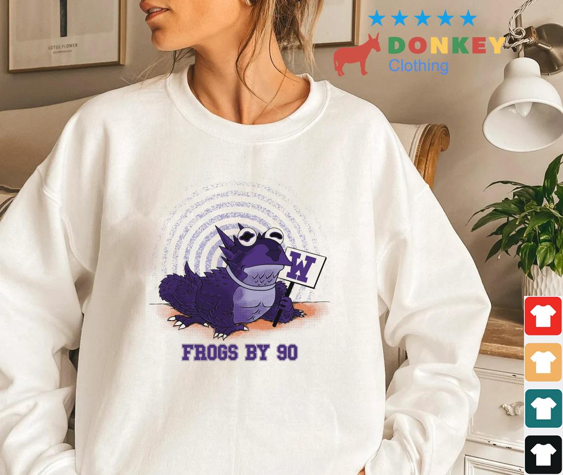 Tcu Frogs By 90 Shirt Tcu Shirt Sweatshirt Hoodie Reprinted Full Size Gifts For Ncaa Fans, Tcu Student Gifts - Image 2