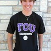 Tcu Horned Frogs Black Baseball Short Sleeve T Shirt Tcu  Shirts Sweatshirt Gifts For Ncaa Fans, Tcu Student Gifts