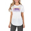 Tcu Horned Frogs Concepts Sport Women'S Gable Knit T-Shirt, University Football Fan Shirt, Tcu Student Gifts
