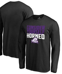 Tcu Horned Frogs Fanatics Branded Hometown Collection Consider Yourself Horned Long Sleeve T-Shirt, Tcu Student Gifts