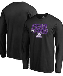 Tcu Horned Frogs Fanatics Branded Hometown Collection Long Sleeve T-Shirt, University Football Shirt, Tcu Student Gifts