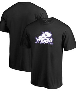 Tcu Horned Frogs Fanatics Branded Primary Logo T-Shirt, University Football Fan Shirt, Tcu Fans, Tcu Student Gifts