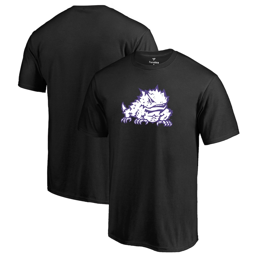 Tcu Horned Frogs Fanatics Branded Primary Logo T-Shirt, University Football Fan Shirt, Tcu Fans, Tcu Student Gifts
