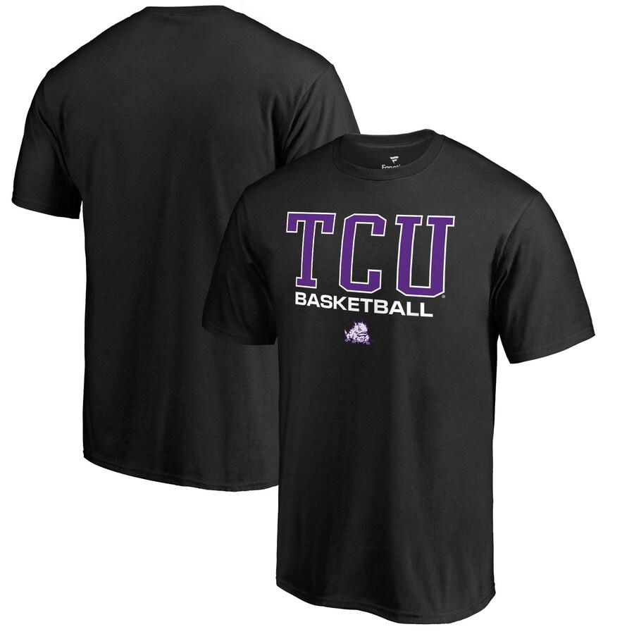 Tcu Horned Frogs Fanatics Branded True Sport Basketball T-Shirt, University Football Fan Shirt, Tcu Student Gifts