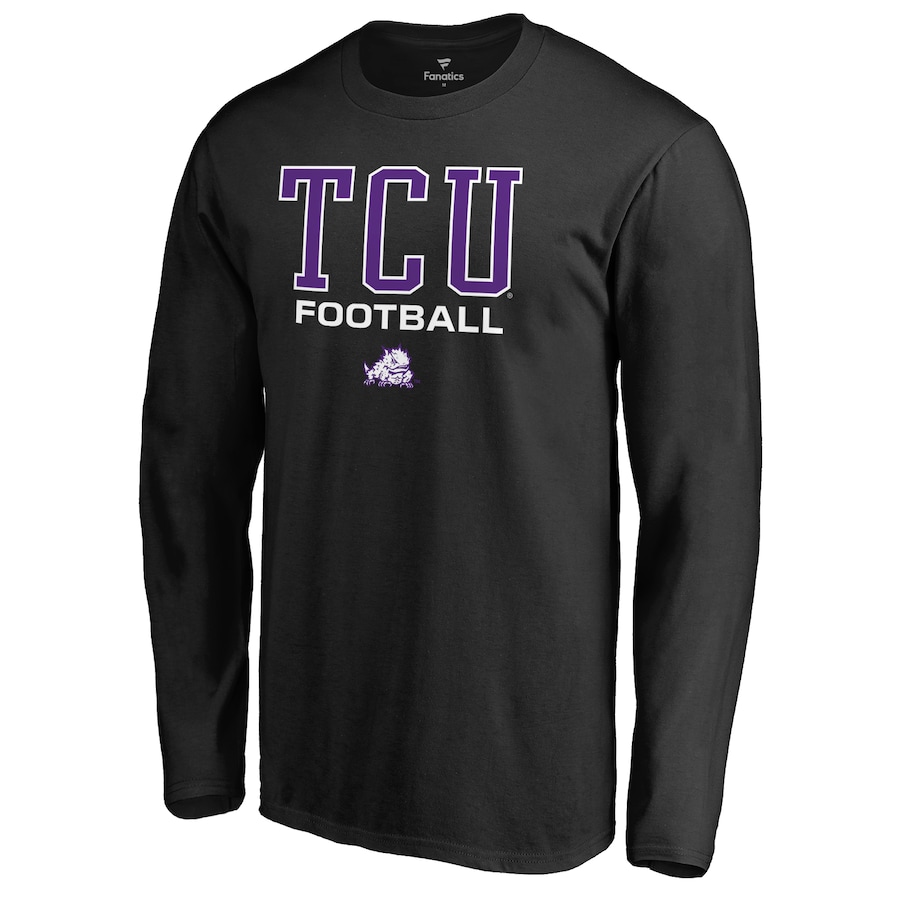 Tcu Horned Frogs Fanatics Branded True Sport Football Long Sleeve T-Shirt, University Football Shirt, Tcu Student Gifts - Image 2